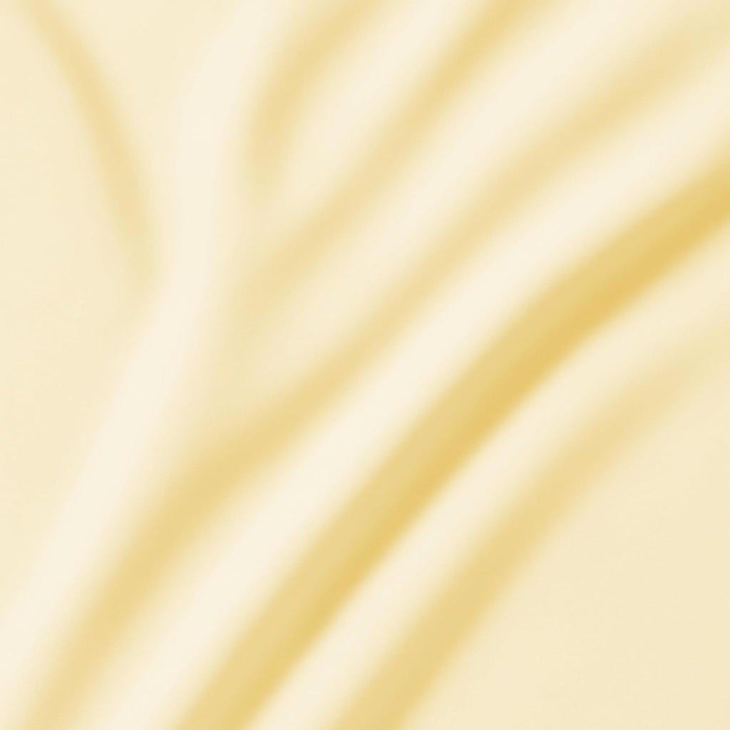 Frankie Fitted Crib Sheet 100% Organic Cotton for Baby & Toddler Mattress, Breathable for Boys & Girls, Butter Yellow, One Size