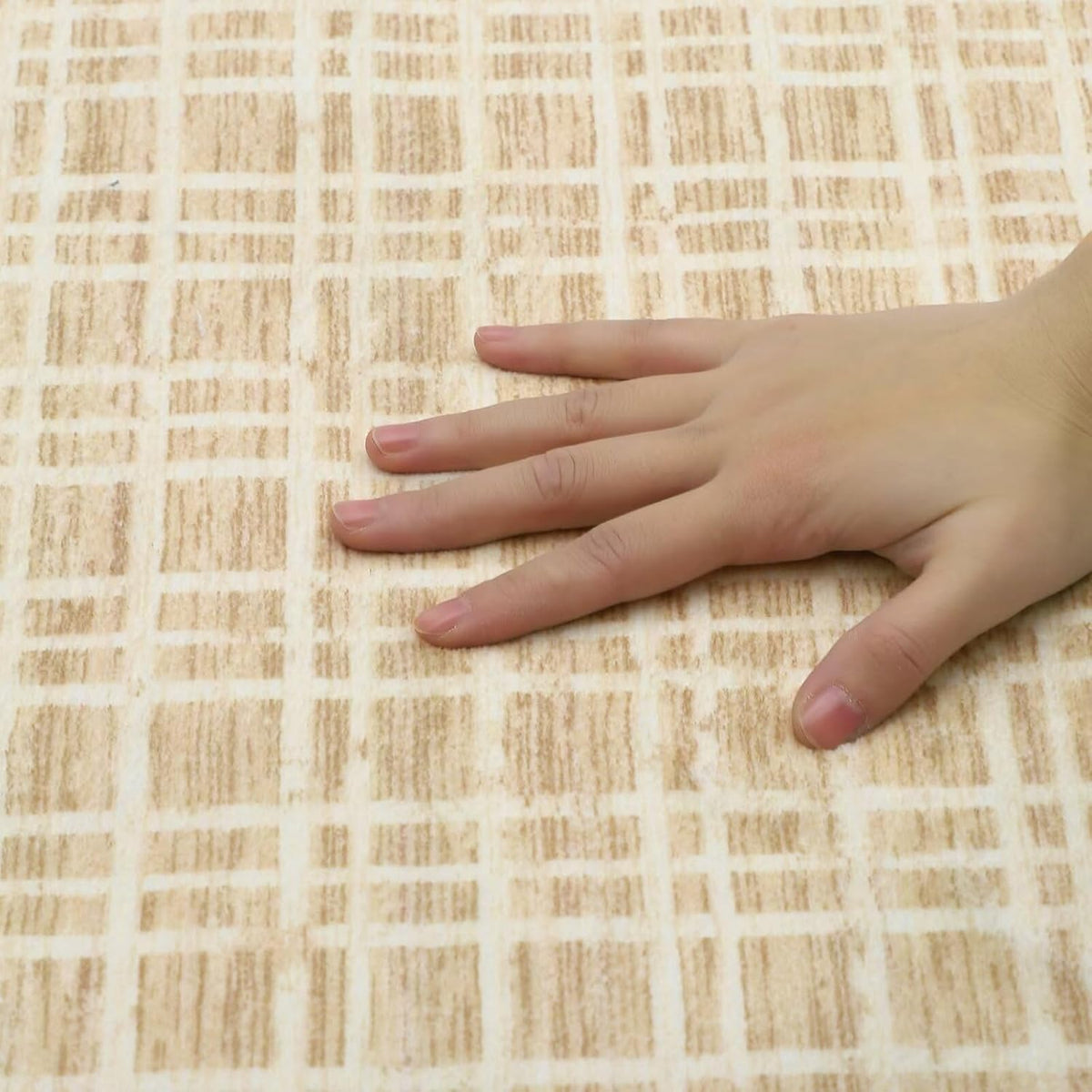 Soft Area Rug 5x7 Modern Lines Yellow Rug for Bedroom Washable Rug Low Pile Artistic Abstract Rug Contemporary Plush Rug Indoor Non-Slip Floor Carpet for Living Room Non-Shedding Floor Cover
