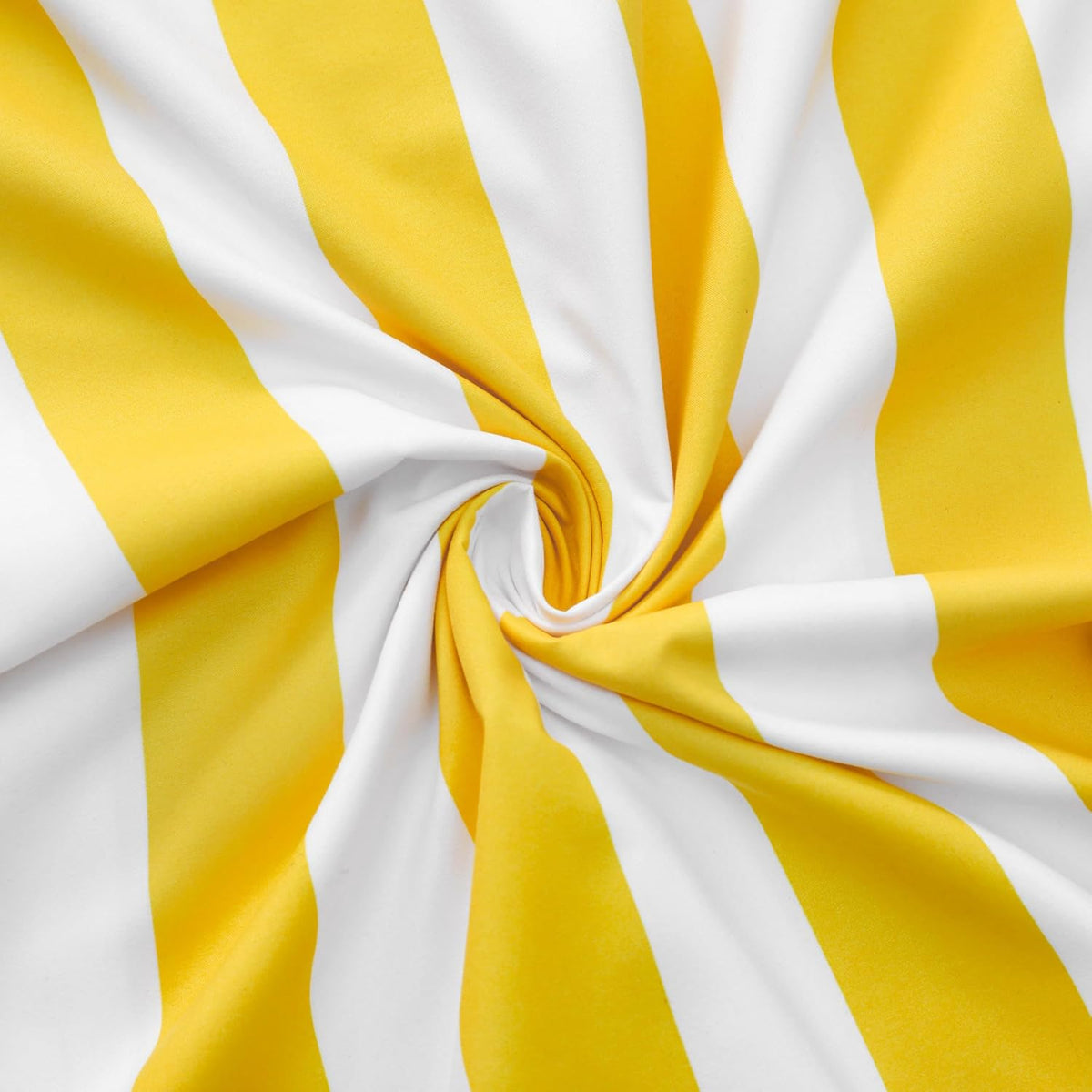 Queen Pillowcases Set of 4 – Yellow and White Striped 1800 Thread Count Brushed Microfiber Pillow Covers, Ultra Soft and Cozy with Envelope Closure, 20x30 Inches